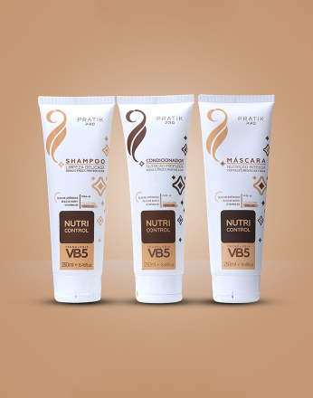 Linha de Nutrição Capilar para uso em casa, com a Linha Nutri Control você garante a nutrição profundo do fio, com reposição das ceramidas, proporcionando saúde aos fios e um liso espetacular com a manutenção da progressiva