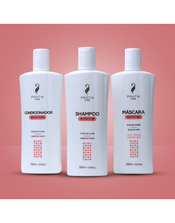 Hidratação cabelo, cabelo seco, cabelo que não cresce, cronograma capilar, nutrition Pratik Pro
