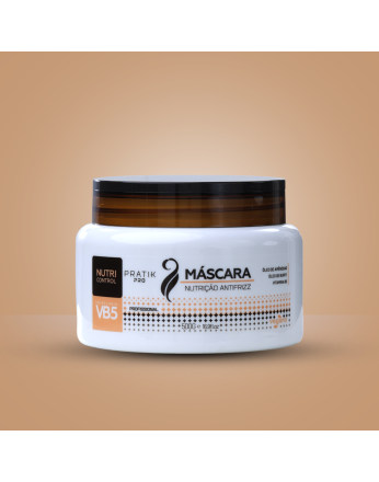 Nutri Control, Máscara Profissional para hidratação capilar, fortalecimento do cabelo, vegano, 