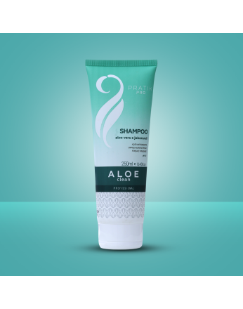 shampoo aloe clean, crescimento capilar, jaborandi, aloe vera, hidratação, cabelo quebrando, cabelo caindo