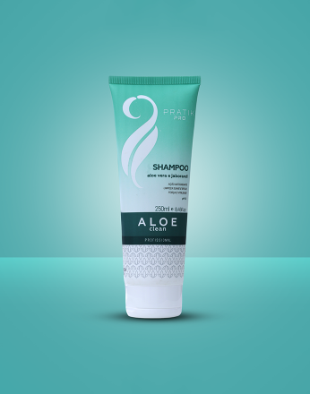 shampoo aloe clean, crescimento capilar, jaborandi, aloe vera, hidratação, cabelo quebrando, cabelo caindo