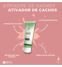 Ativador de cachos, cabelos ondulados, hidratação cabelos crespos, cacheados, transição capilar