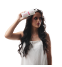 Shampoo e Condicionador de Hibisco, limpeza profunda, indicado para cabelos oleosos, previne os fios brancos