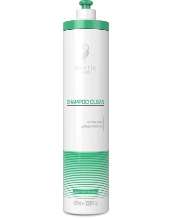 Shampoo Clean, realinhamento capilar, shampoo antiresiduo