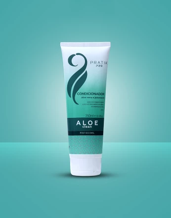 condicionador aloe clean, crescimento capilar, jaborandi, aloe vera, hidratação, cabelo quebrando, cabelo caindo