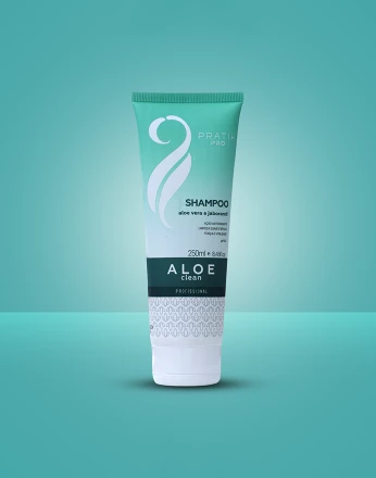 shampoo aloe clean, crescimento capilar, jaborandi, aloe vera, hidratação, cabelo quebrando, cabelo caindo