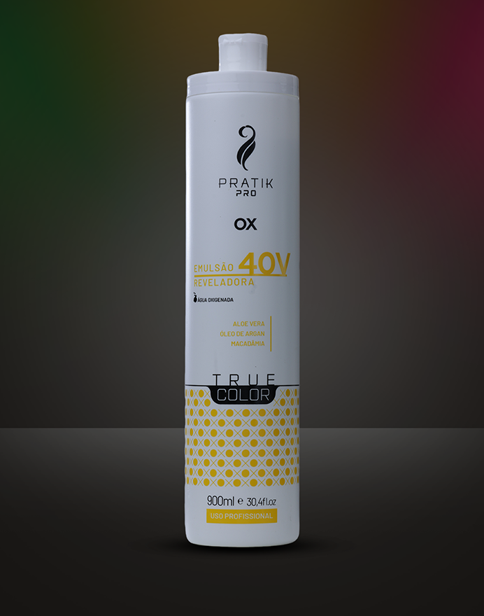 Descoloração Segura com OX 40 Volumes da Pratik Pro